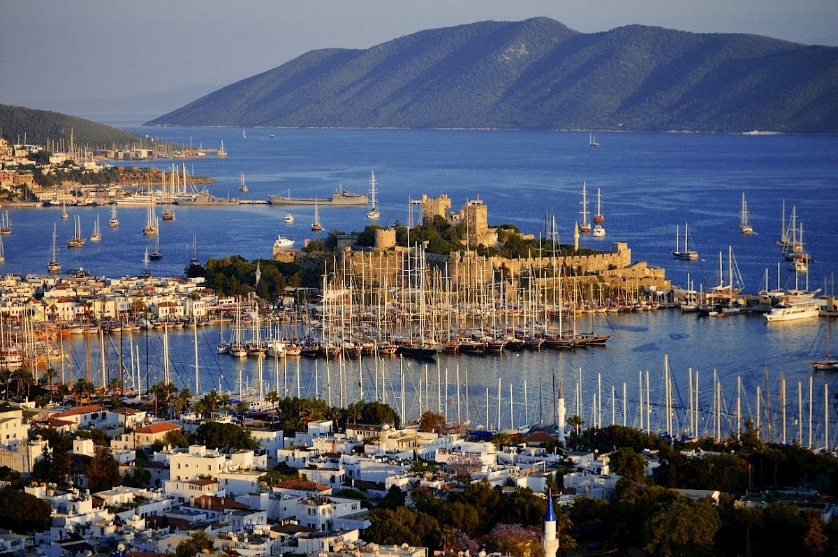 Bodrum is a beautiful luxury yacht charter destination in Turkey