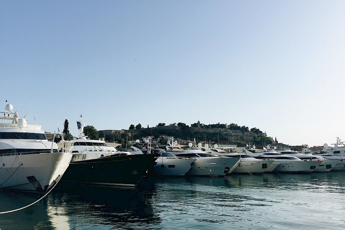 Contact Yachts visiting beautiful Greek town Nafplio during Mediterranean Yachts Show in 2017_18