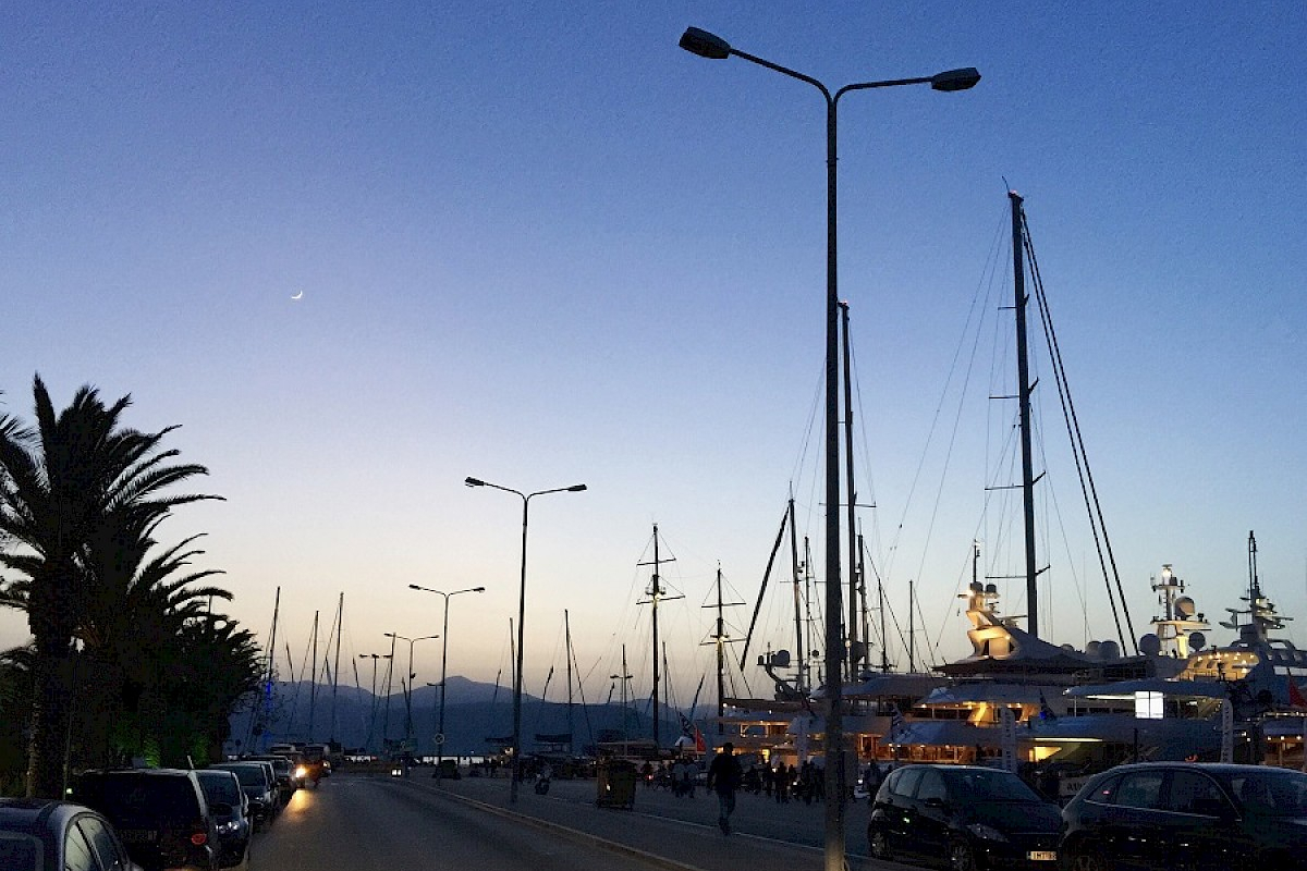 Contact Yachts visiting beautiful Greek town Nafplio during Mediterranean Yachts Show in 2017_25