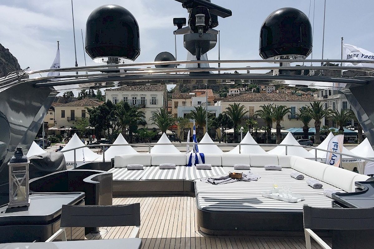 Contact Yachts visiting beautiful Greek town Nafplio during Mediterranean Yachts Show in 2017_19