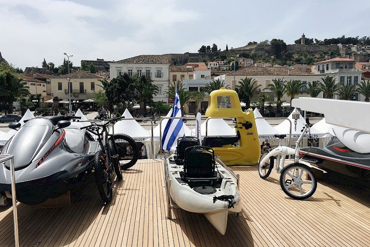 Contact Yachts visiting beautiful Greek town Nafplio during Mediterranean Yachts Show in 2017_16