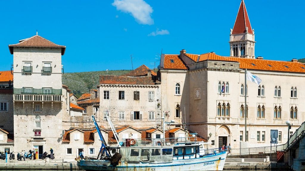 Trogir in Croatia - popular yacht charter destination for summer family luxury vacation