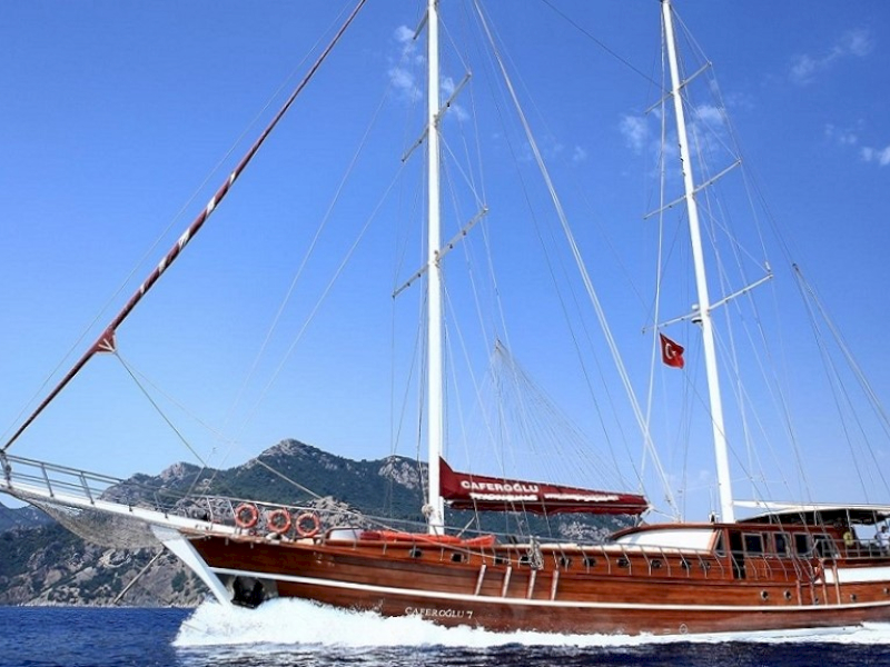 Luxury gulet yacht CAFEROGLU 7 for rent in Turkey and Greece with Contact Yachts