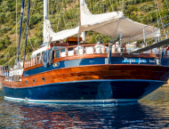 Luxury charter gulet yacht Papa Joe sailing in Italy, Croatia, Greece, Montenegro with Contact Yachts_4