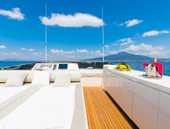 RIVIERA Motor Yacht for Rent in Italy, Sardinia, Olbia, Porto Cervo, Corsica, Naples, Amaltfi with Contact Yachts