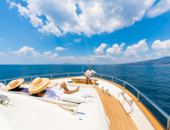 RIVIERA Motor Yacht for Rent in Italy, Sardinia, Olbia, Porto Cervo, Corsica, Naples, Amaltfi with Contact Yachts